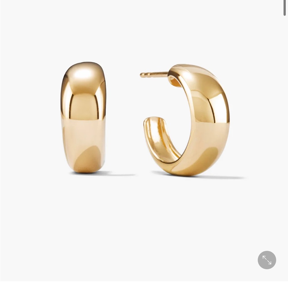 Mejuri 18K Gold Vermeil Dôme Hoop Earrings